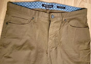 brown Michael Kors slim pants 32x29