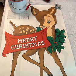 VINTAGE CHRISTMAS 2 CUTOUTS DIY