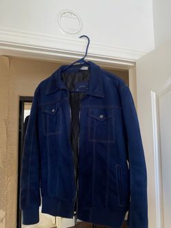 Zara men’s blue jacket . (Great condition)