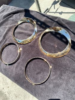 1955-56 chevy belair headlight trimm