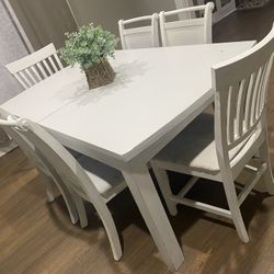 White Dining Table Set