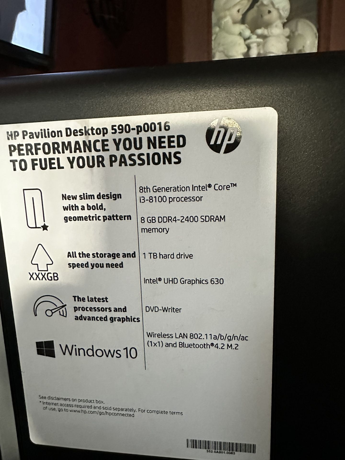 HP Pavilion Desktop 590-p0016