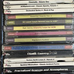 SONY LOOPS FOR ACID SAMPLE CD’S
