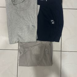 (3) Abercrombie & Fitch Men’s Shirts