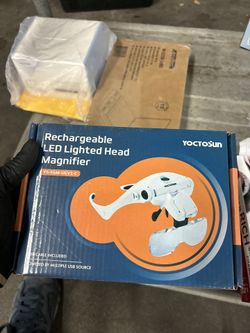 Rechargeable LED Lighted Head Magnifier