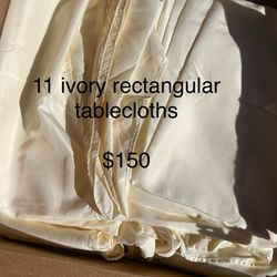Ivory Tablecloths - Rectangular 120”x90”