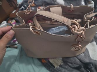Michael Kors Blush Saffiano Leather Tote Bag