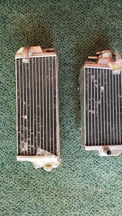 RMZ250 radiators