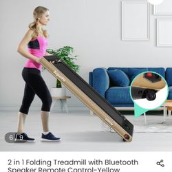 New Gold Treadmill With Bluetooth 
