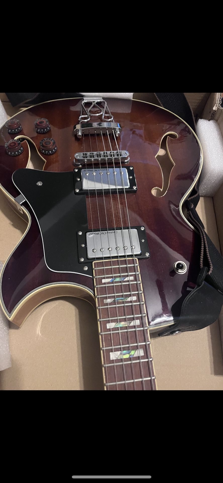 IVY IJZ-300 TSB Jazz Hollow Body - Tobacco Burst