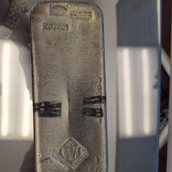 Johnson Matthey (JM) 100 oz silver bar is a large, .999 fine silver bullion bar