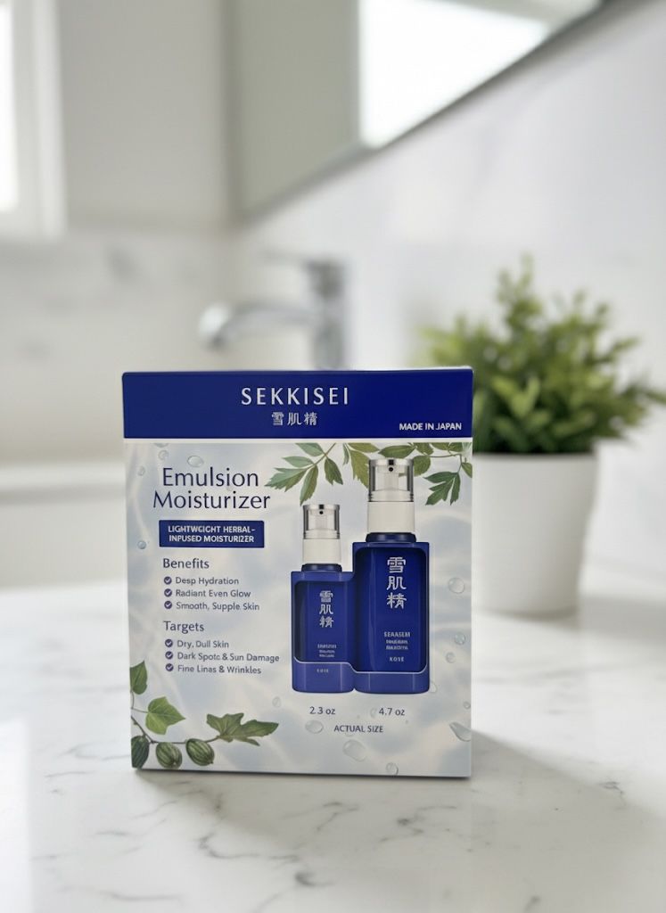 Sekkisei Emulsion Moisturizer Set – 2.3 oz + 4.7 oz