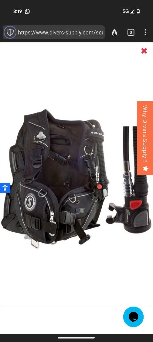 Scubapro Seahawk Bcd With Air 2