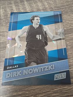 2026 Dirk Nowitzki Panini The National VIP Ice Refractor /25