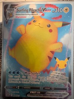 Surfing pikachu vmax