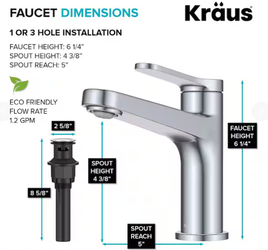 KRAUS Indy Bathroom Faucet