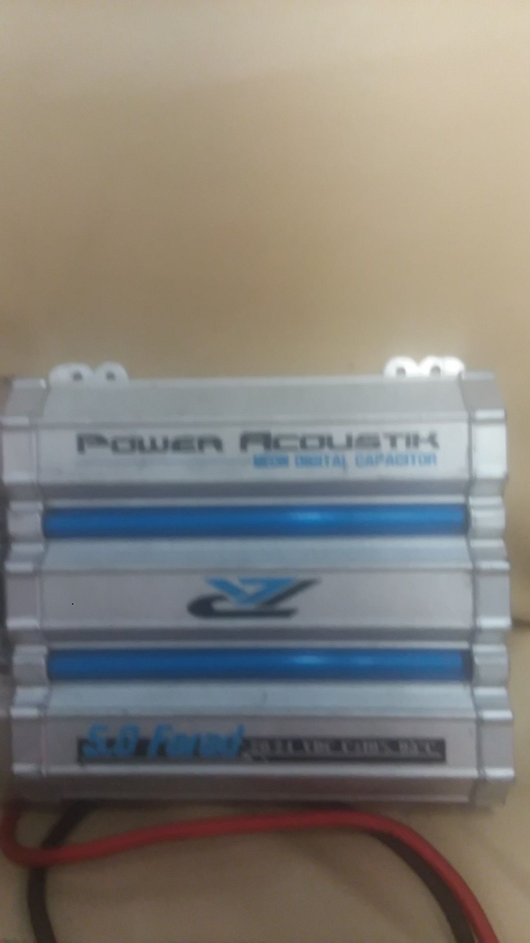 Power Acoustic neon digital capacitor