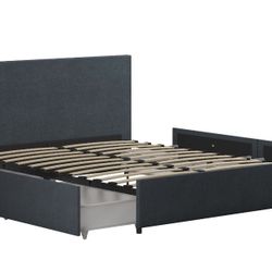 Queen Bed With Storage Drawers