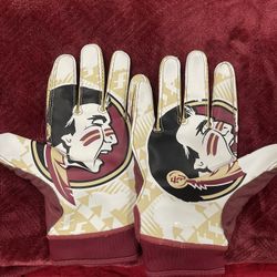 Florida State College Gloves (player Worn)