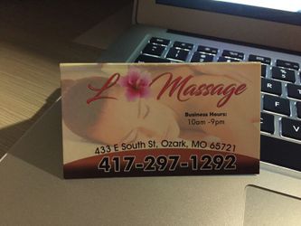 L.Massage Gift Card