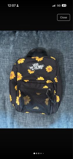 Vans "Off The Wall" daisy print lunch bag