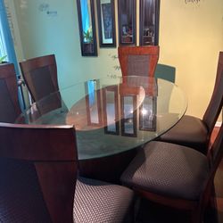 Kitchen Table + Six Chairs