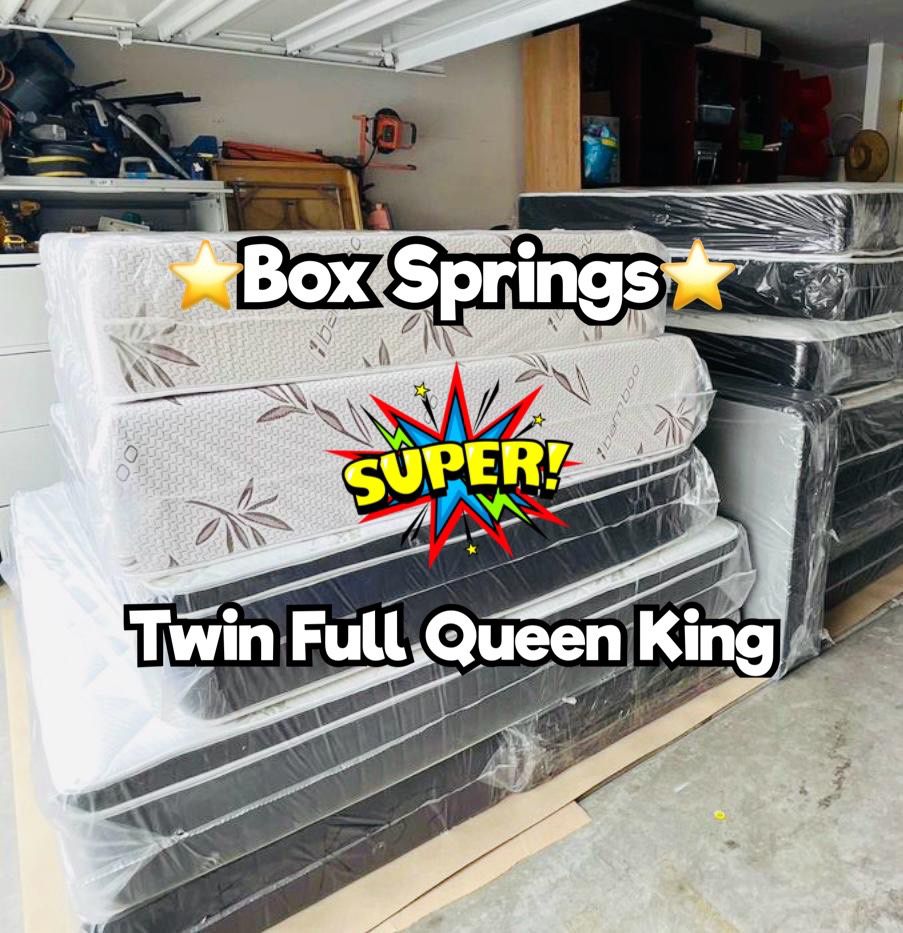 Box Springs Twin Full Queen King Box Spring Bases Para Colchon Mattress 