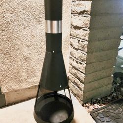 Wood Burning Metal Chiminea *Never Used