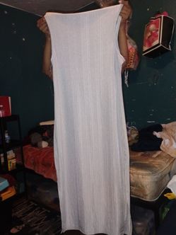 Gray dress size large