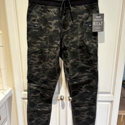 NWT BYLT camoflauge jogger pant size M