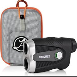 ACEGMET PF2C Golf Rangefinder with Slope, 0.3s Flag Pole Locking Vibration, ±1yd Accuracy,Rechargeab
