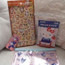 Hello Kitty/Sanrio Stationary Set
