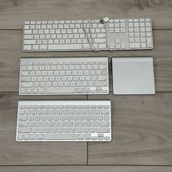 Apple keyboard and touch pad