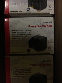 40-60psi pressure switch