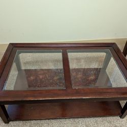 Coffee Table & 2 End Tables