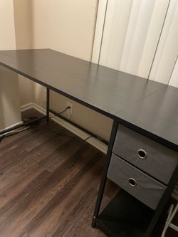Blackwood desk & drawer