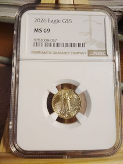 2026 MS69 G $5 Eagle