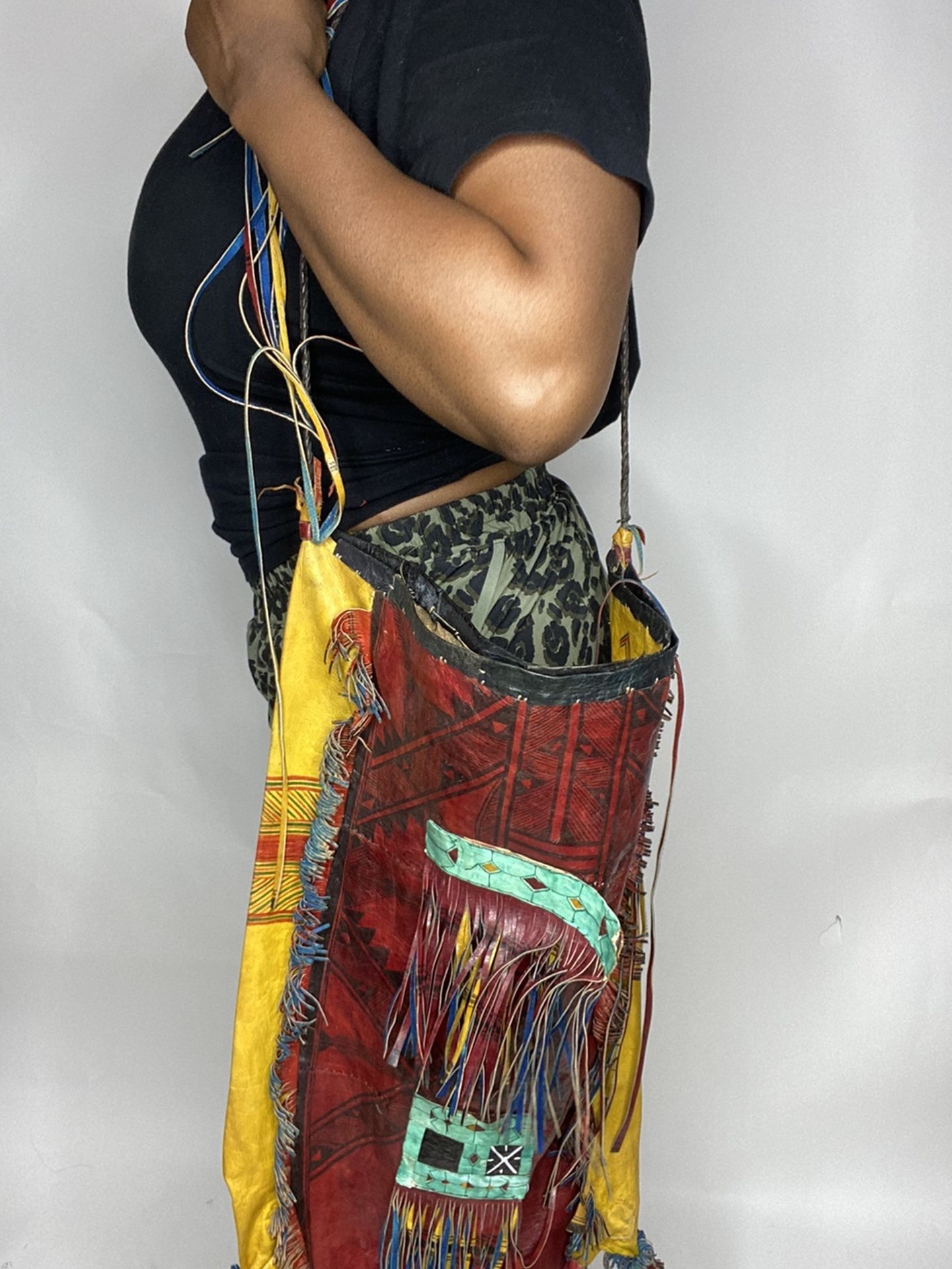 Vintage Native American Style Hobo Bag