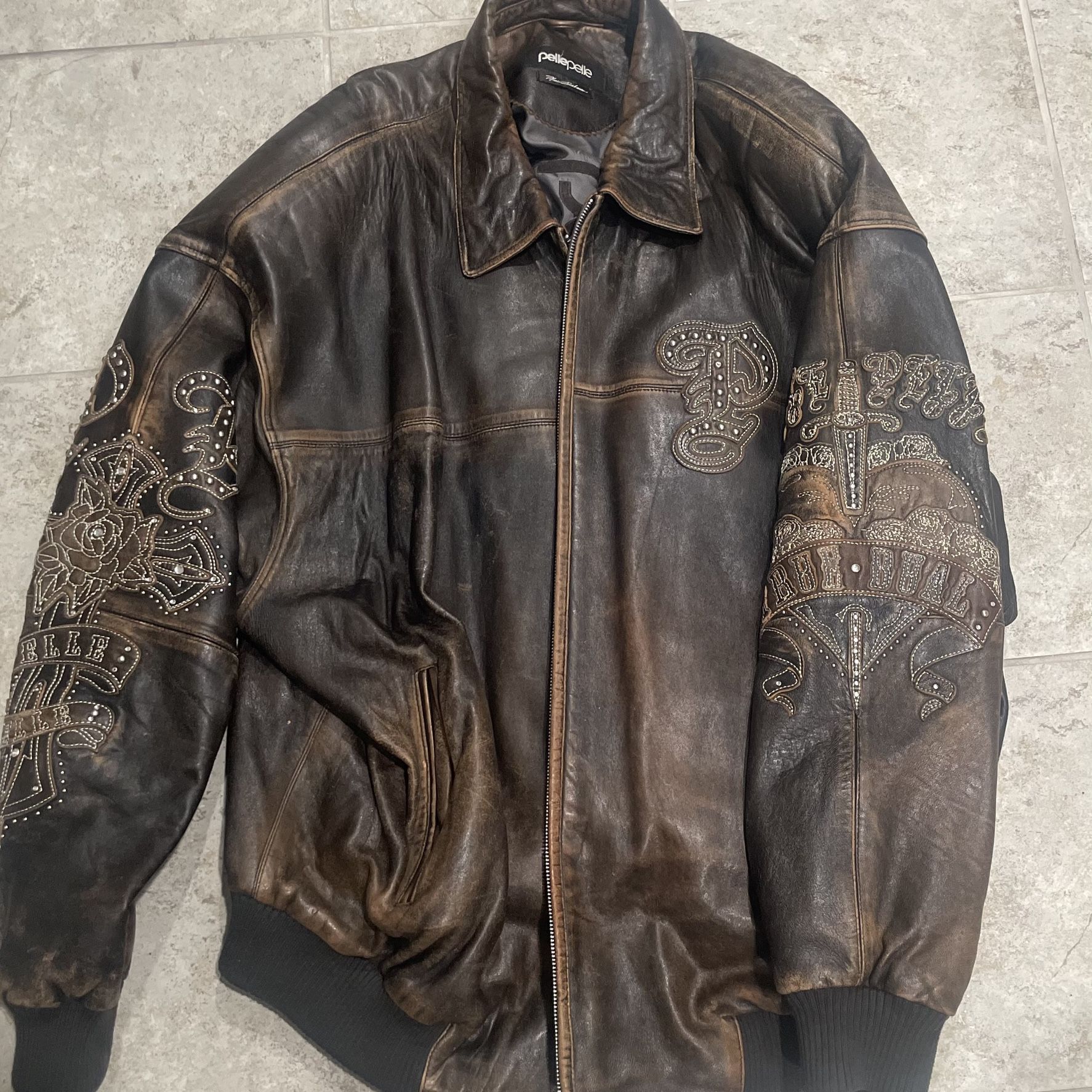 Used pelle pelle clearance leather jackets