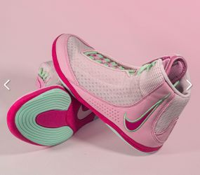 Nike Inflict 4 Pink Wrestling Shoes