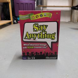 Say Anything party game