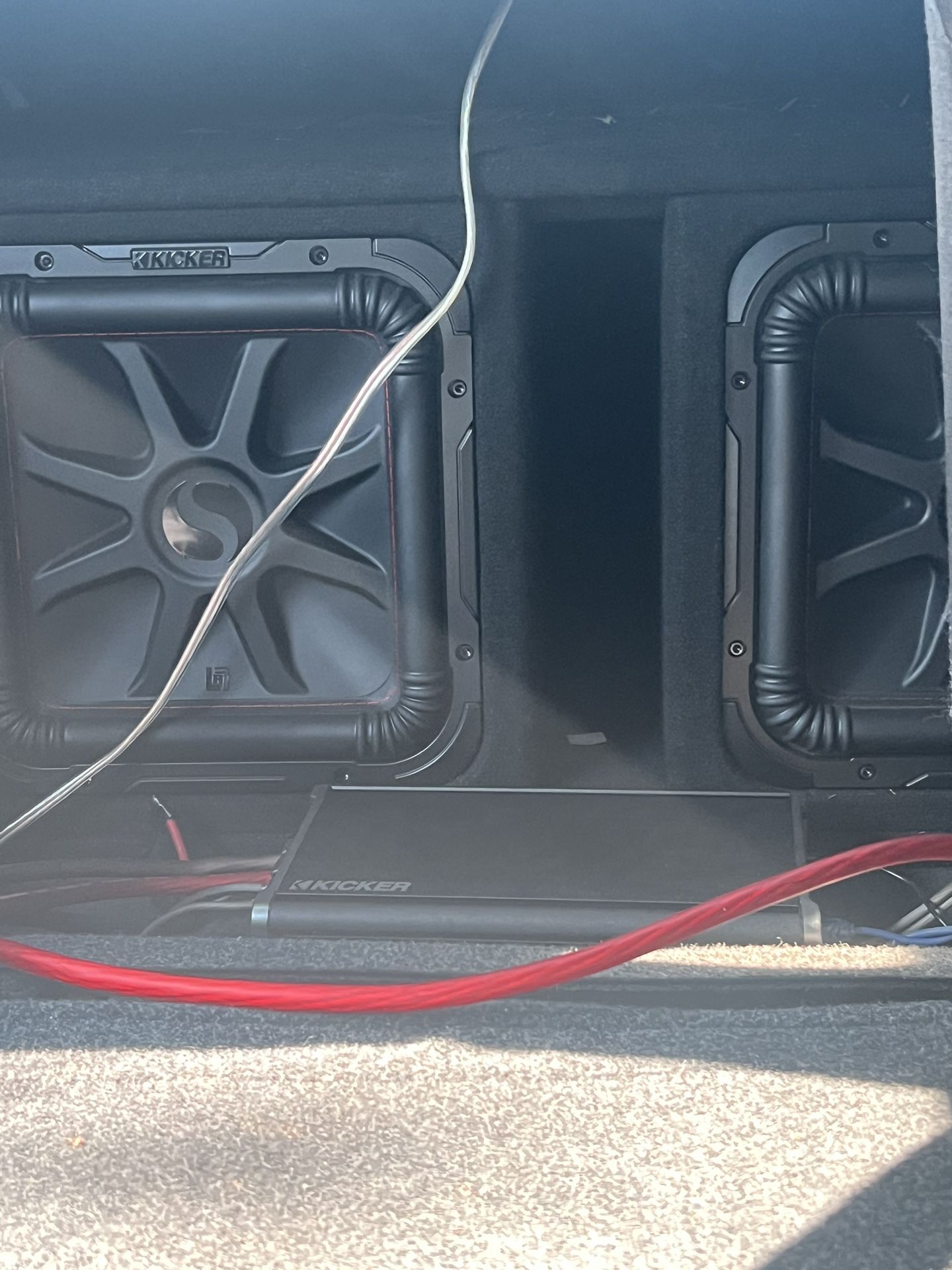 Kicker L7 12s. Kicker Amp 2400 Watt