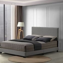 QUEEN BED FRAME MATTRES SOLD SEPARATELY BOXSPRING REQUIRED ☎️ 1714586,2564