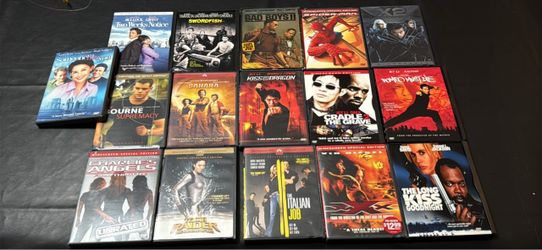 Lot of 16 Action & Comedy DVDs