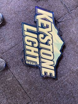 Keystone light sign