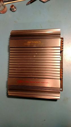 Optimus amplifier 2 channel 170 watts