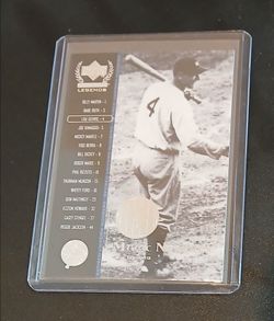 New York Yankees Hall of Famer Lou Gehrig card in a hard protective case.  $10
