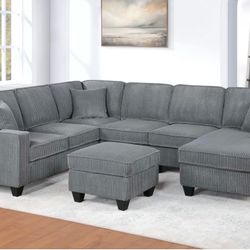 Sectional Sofa With Ottoman