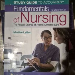 Study Guide for Fundamentals of Nursing: The Art and Science of Person-Centered Care.  9TH Edition.    (Marilee BRONSON)