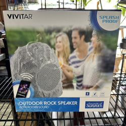 Vivitar Outdoor Rock Bluetooth Speaker NEW